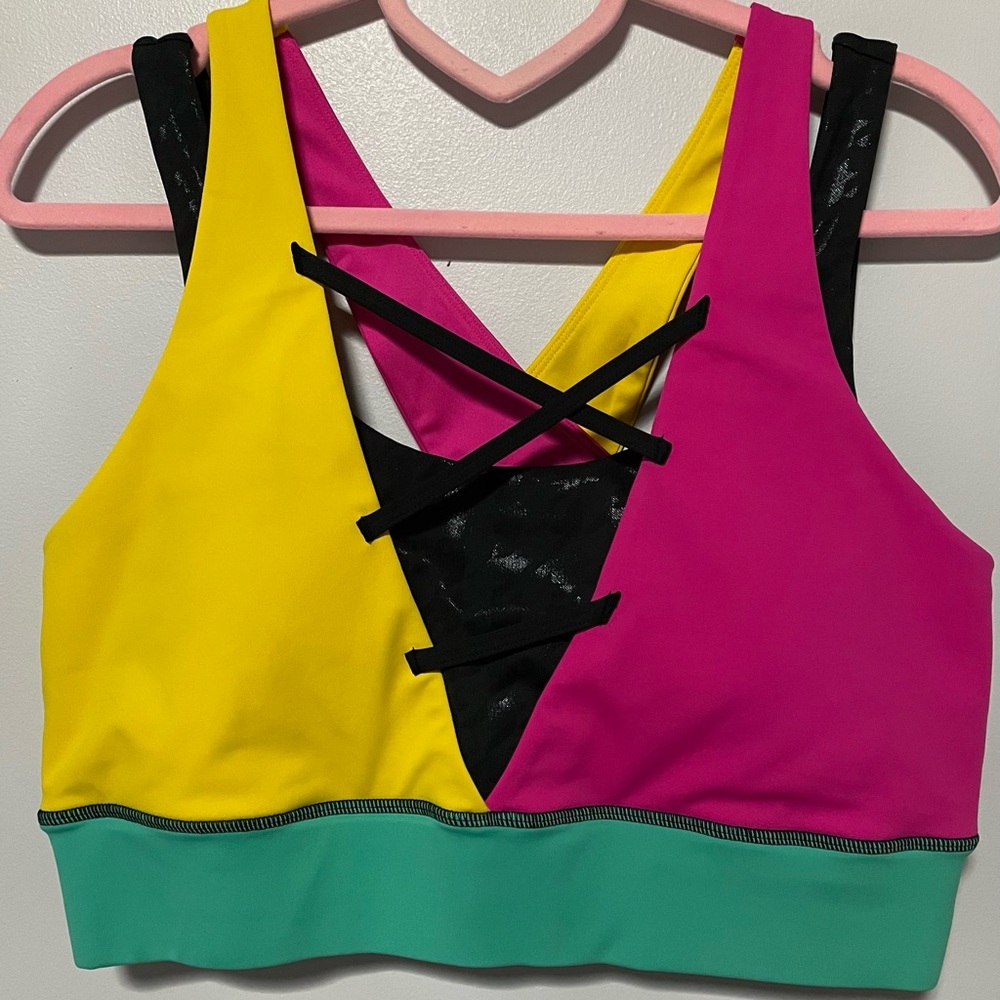 Crowned Athletics Pumpkin Queen Sports Bra